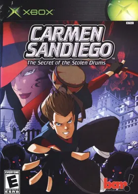 Carmen Sandiego The Secret of The Stolen Drums (USA) box cover front